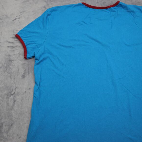 Underoos Marvel Shirt Mens XL Blue Captain America Crew Neck Short Sleeve Tee - Picture 11 of 14
